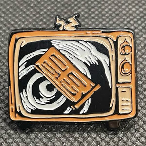 Twilight Zone Vortex Door Metal TV Enamel Pin